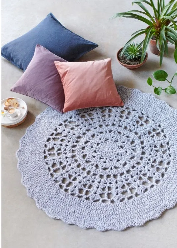 044 Crochet Mandala Throw Leaflet