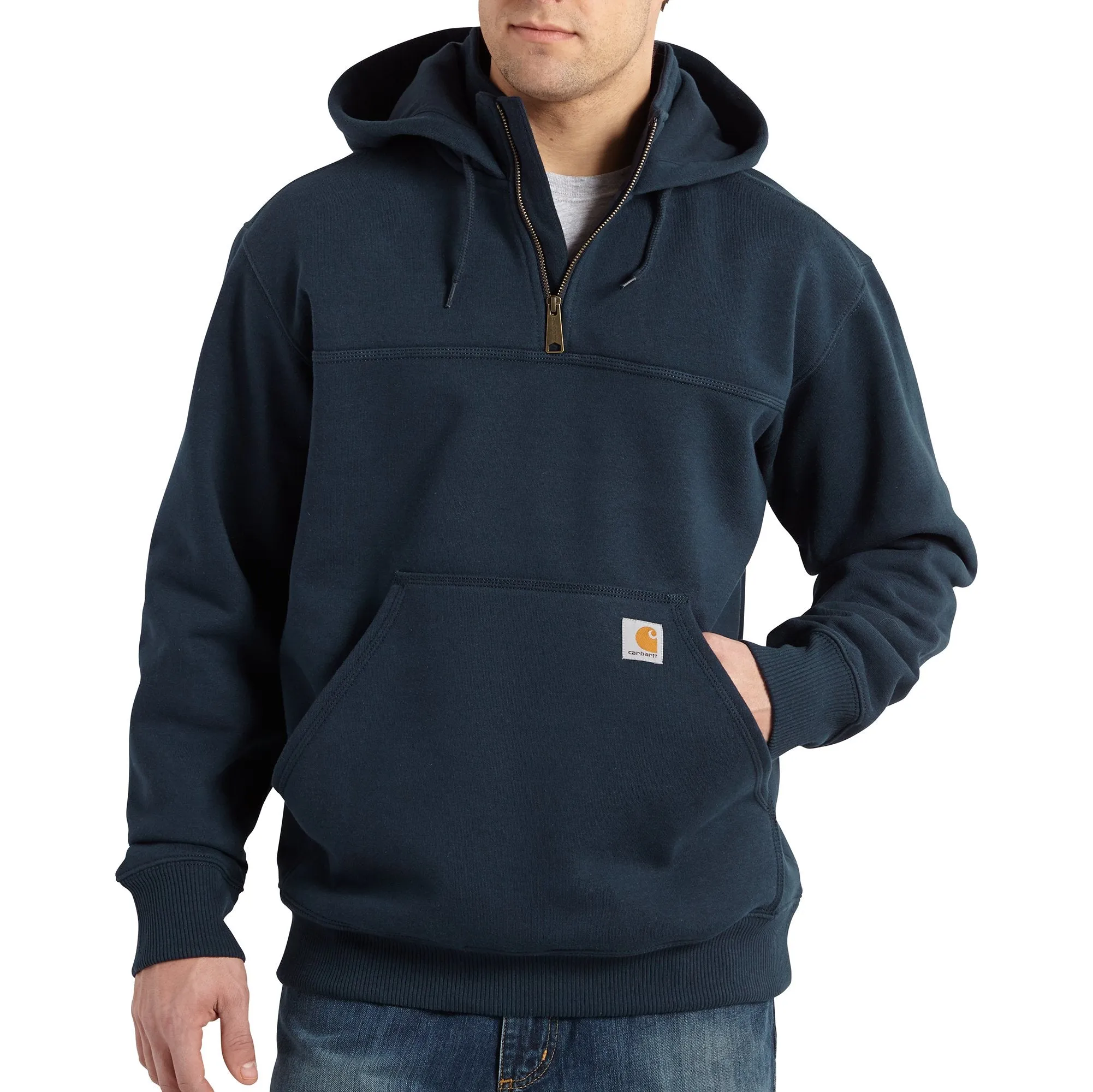 100617 - RAIN DEFENDER® PAXTON HEAVYWEIGHT HOODED ZIP MOCK SWEATSHIRT