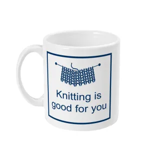 11oz Mug Knitting is good for you