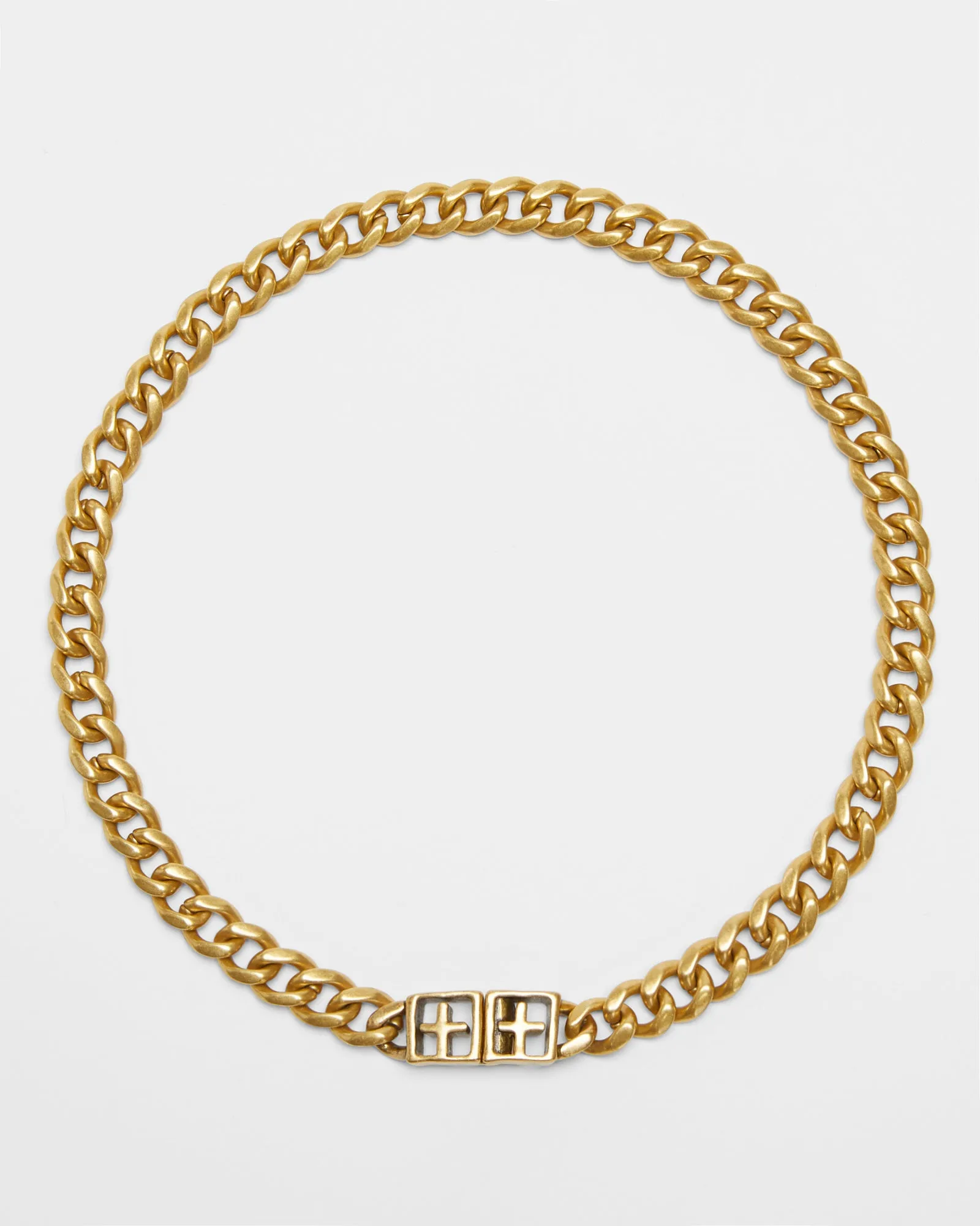 18K AGED MOGUL NECKLACE