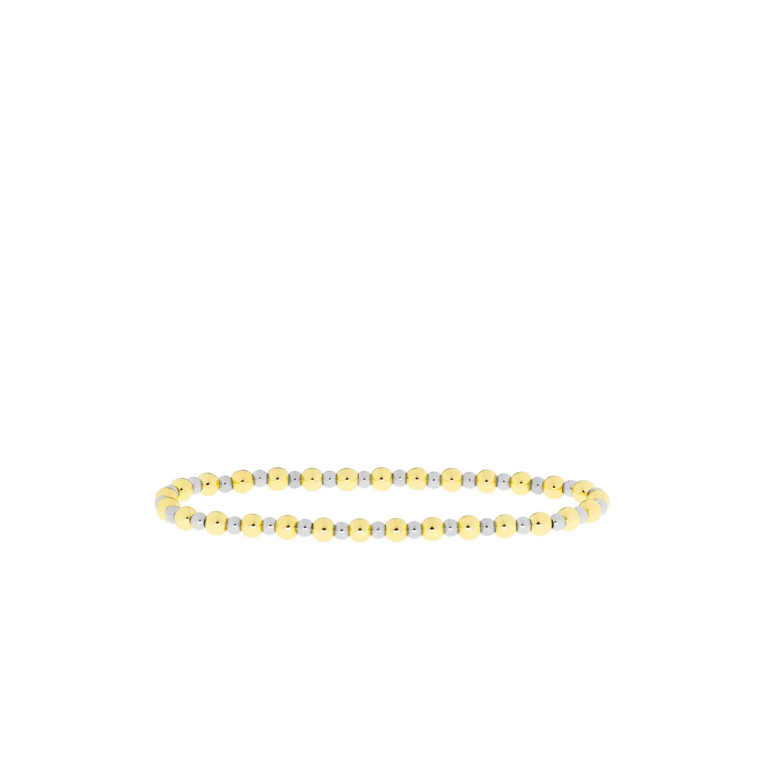 3mm/4mm Brass Ball Bracelet ~ Gold/Silver