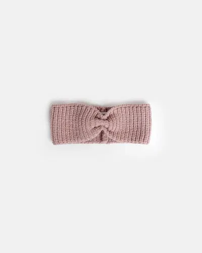 7am Chunky Knit Headband Ash Rose