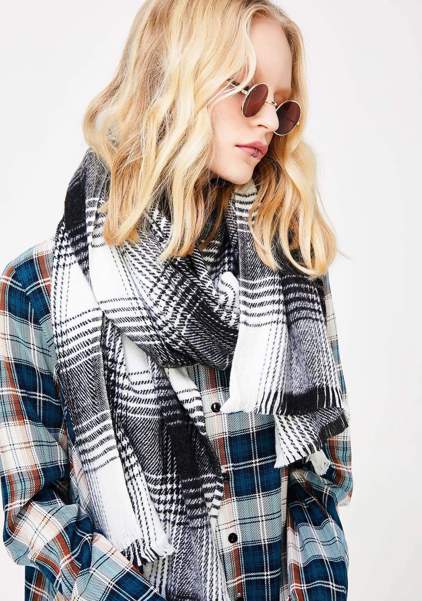 Academy Rocks Plaid Scarf