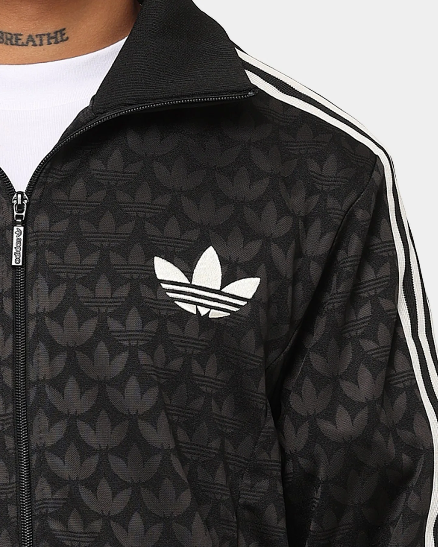 Adidas Adicolour Polyester Track Top Jacket Black