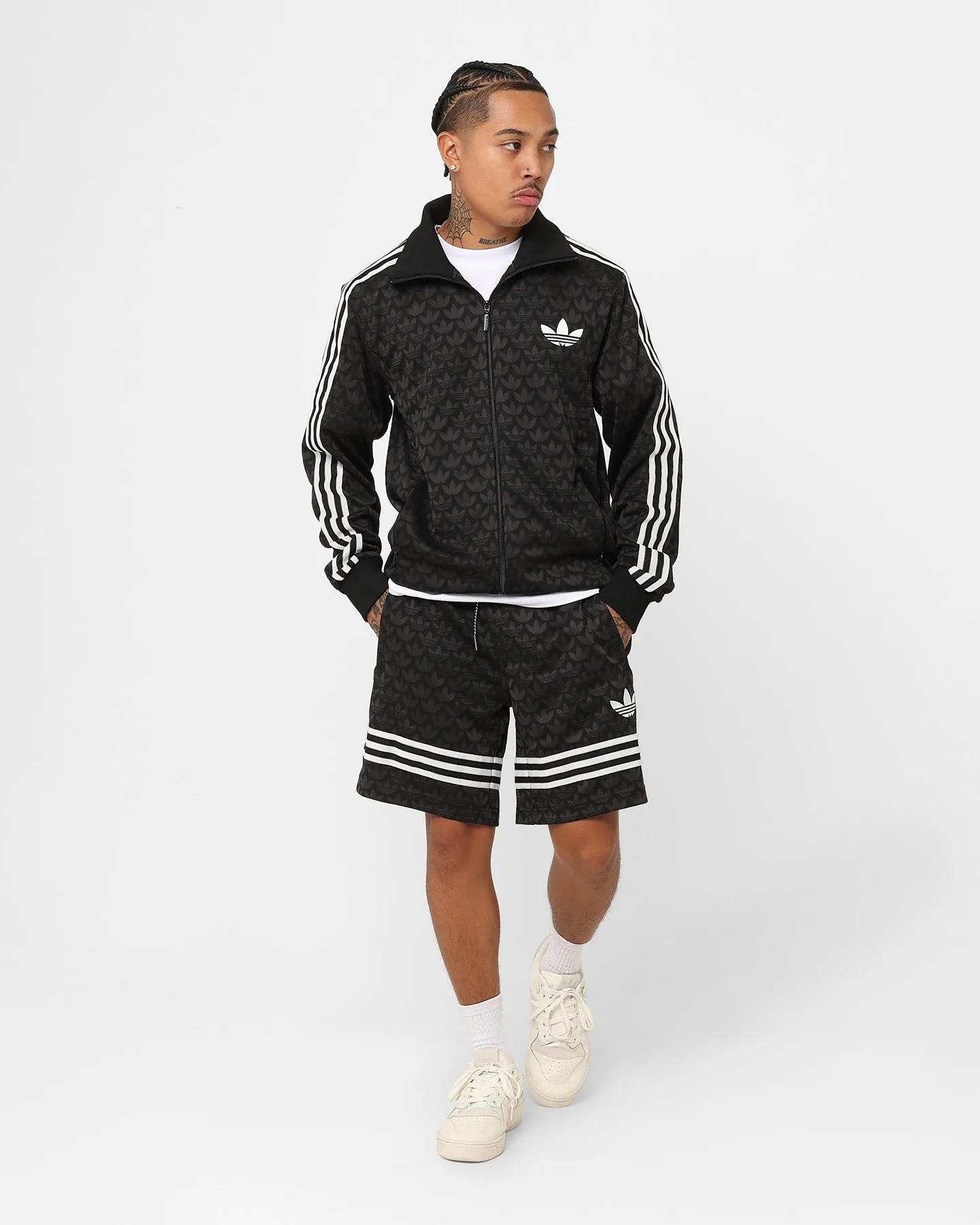 Adidas Adicolour Polyester Track Top Jacket Black