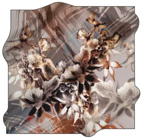 Aker Orchid Silk Twill Scarf No. 12