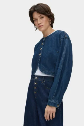 Angelina Cropped Denim Jacket