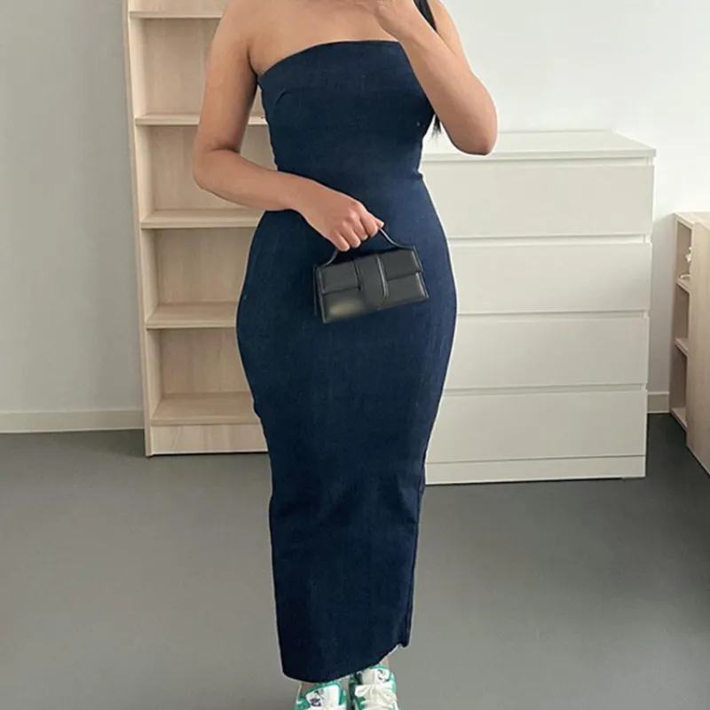 Angie Denim Sexy Dress