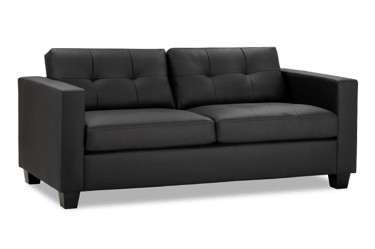 Archie Sofa - Black 3 Seater - 190 CM