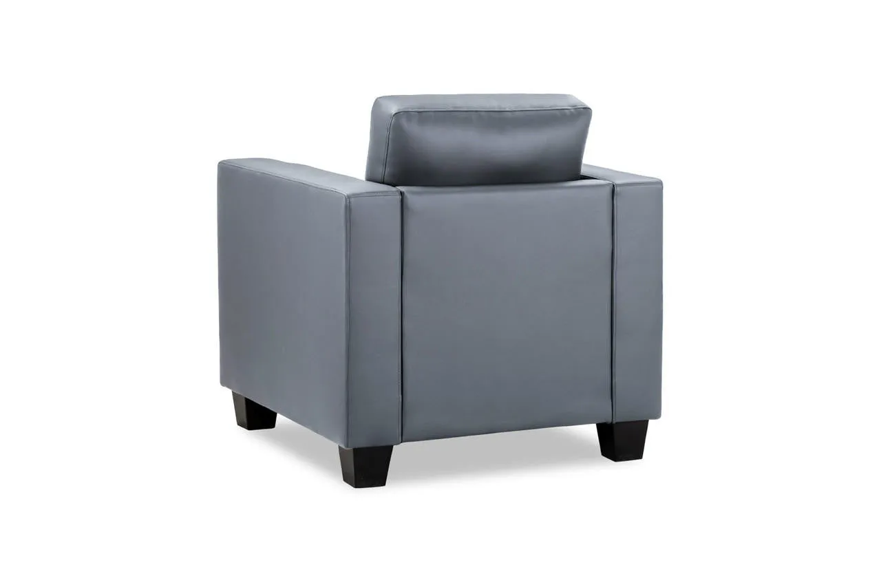 Archie Sofa - Grey Armchair - 87 CM