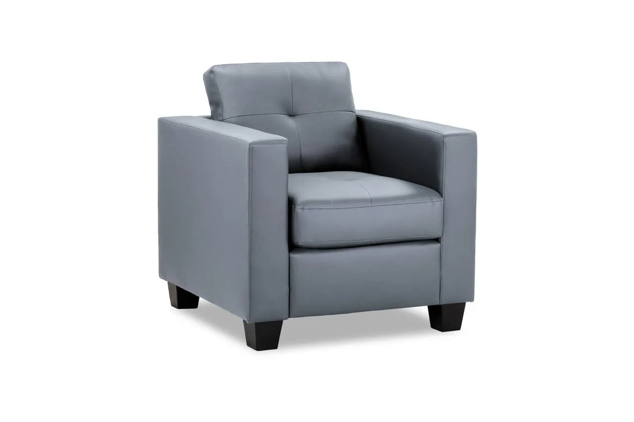 Archie Sofa - Grey Armchair - 87 CM