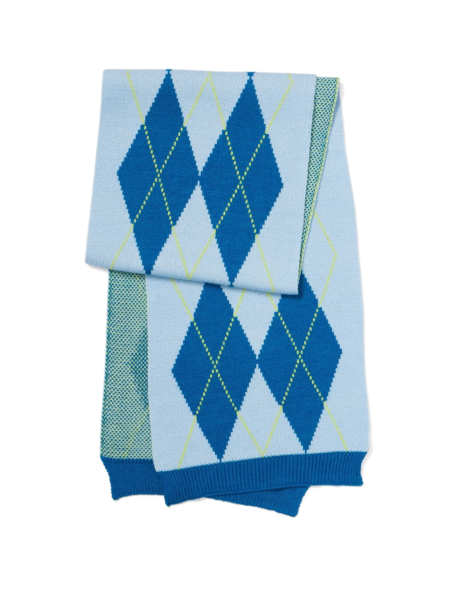 Argyle Knit Scarf