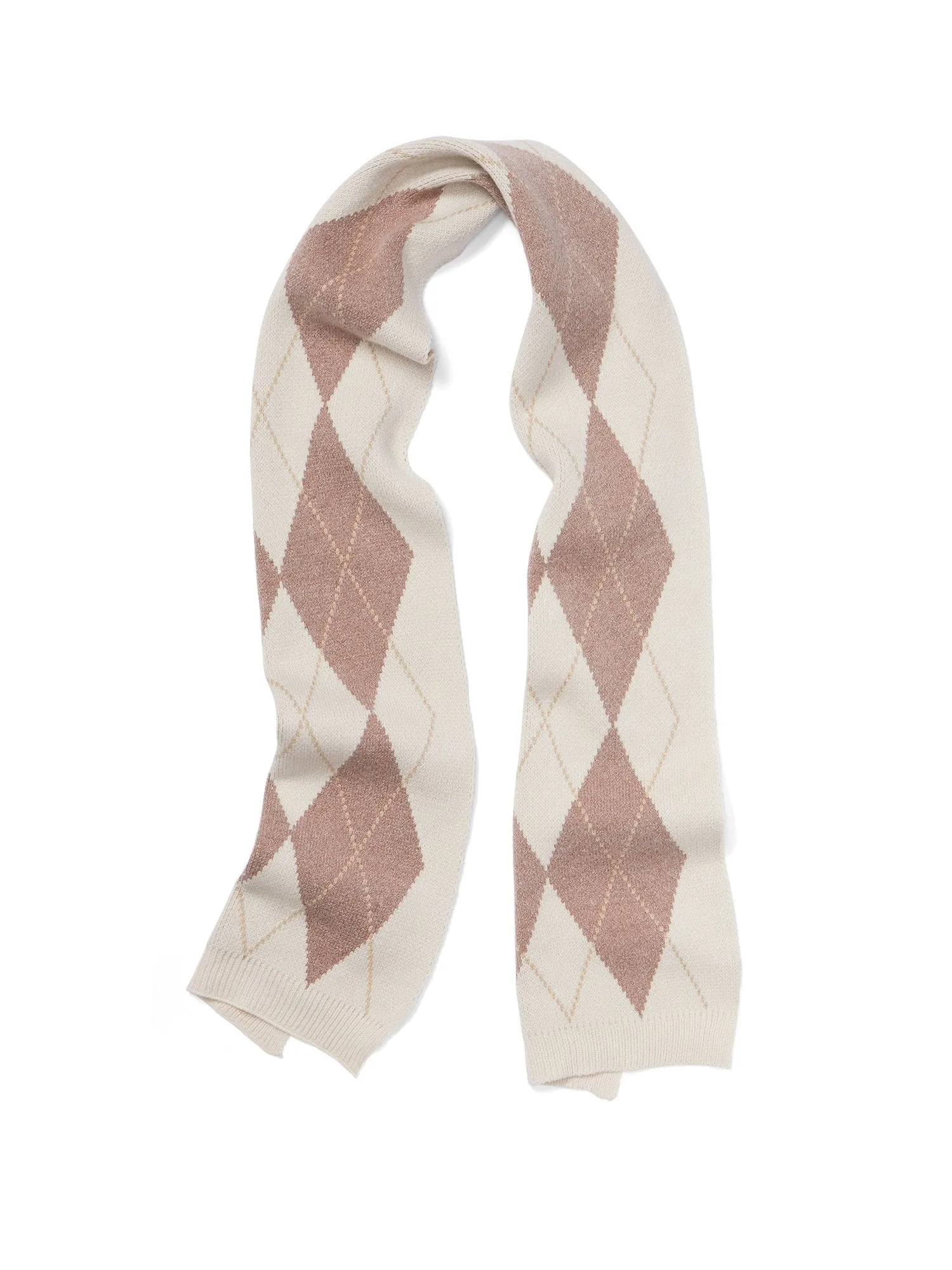 Argyle Knit Scarf