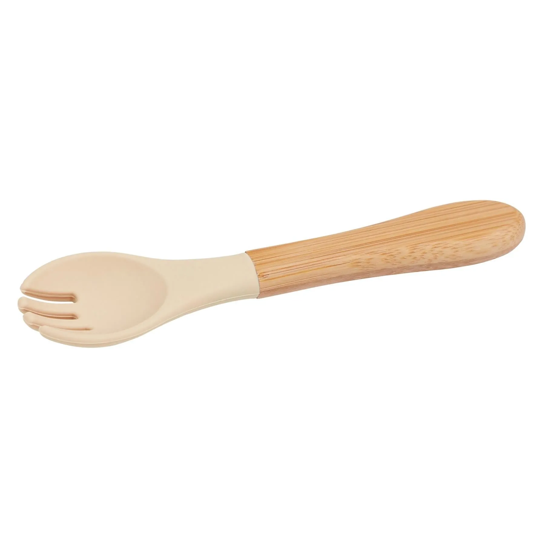 Bamboo Baby Weaning Fork with Silicone Tip - By Tiny Dining