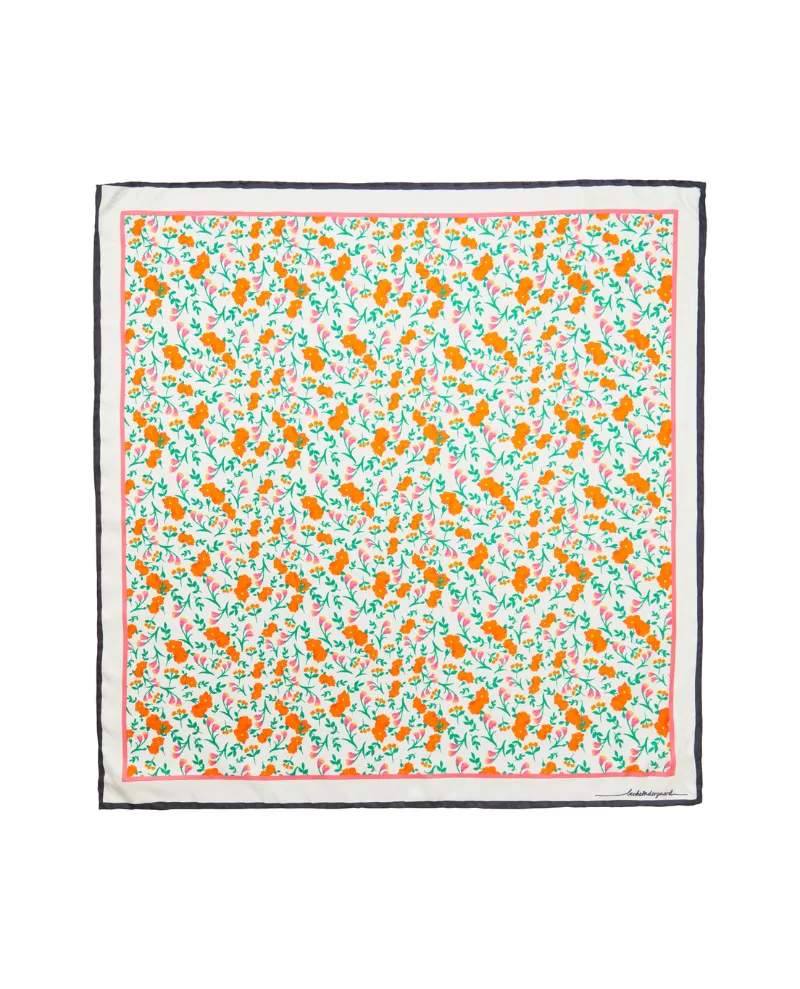 Beck Sondergaard Amelia Birch White Silk Scarf