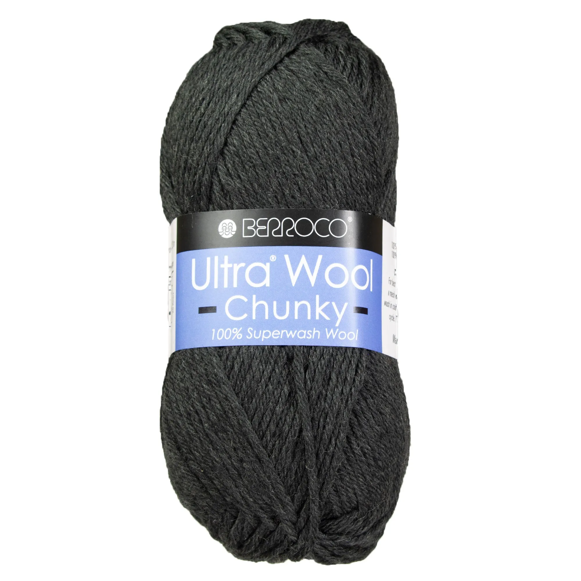 Berroco Ultra Wool Chunky Yarn - 43113 Black Pepper