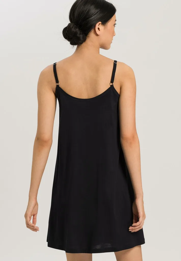 Black Juliet Spaghetti Nightdress