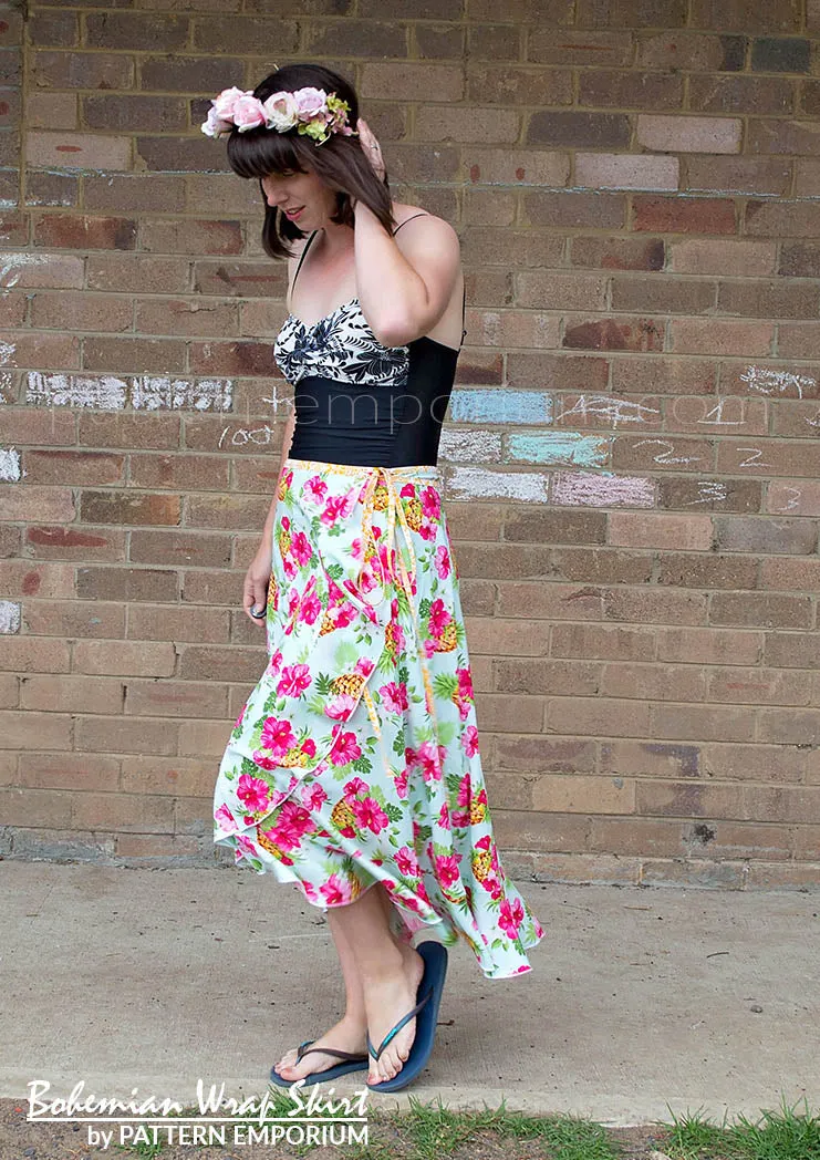 Bohemian Wrap | Skirt Sewing Pattern