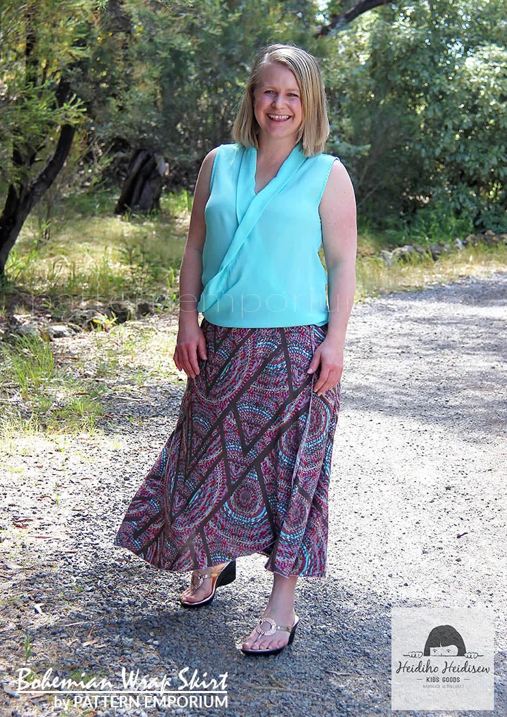 Bohemian Wrap | Skirt Sewing Pattern