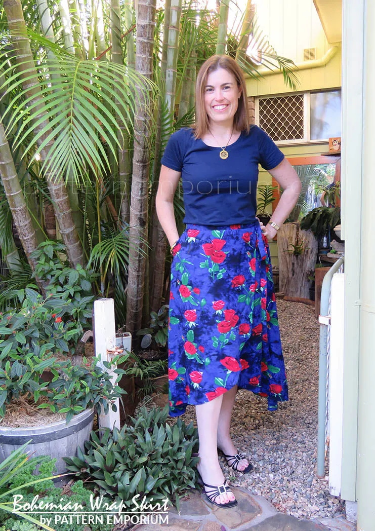 Bohemian Wrap | Skirt Sewing Pattern