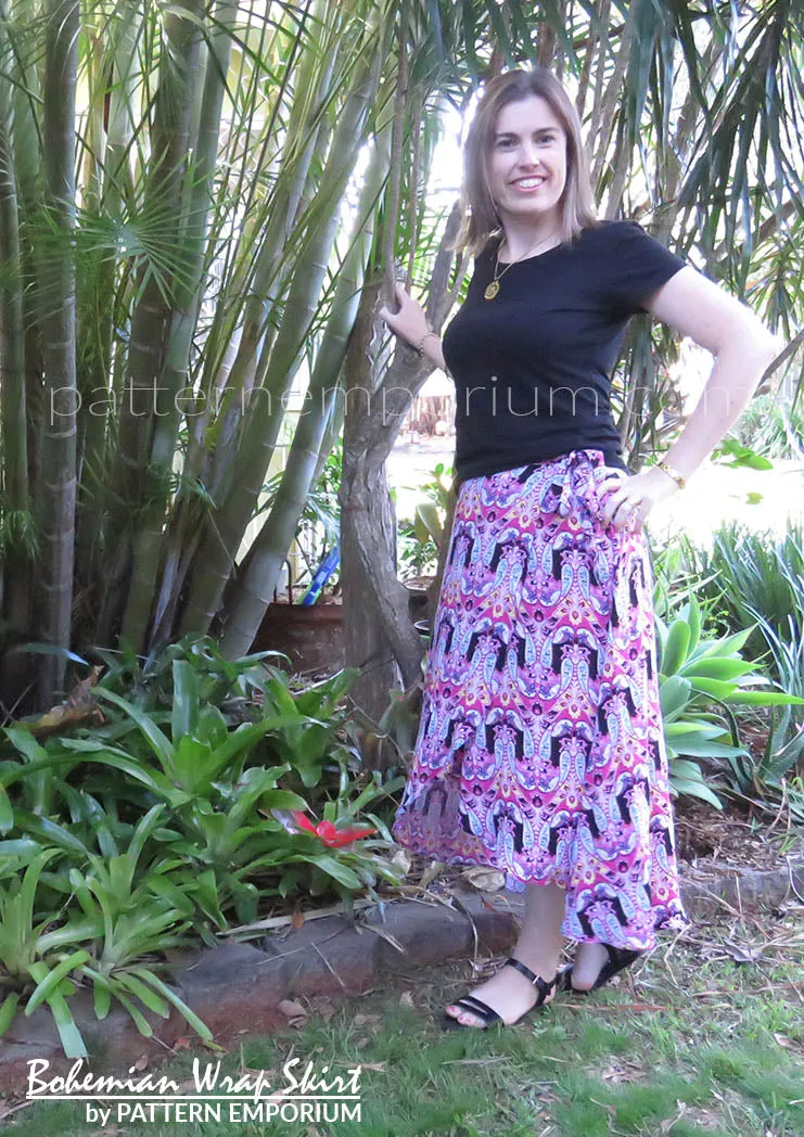 Bohemian Wrap | Skirt Sewing Pattern