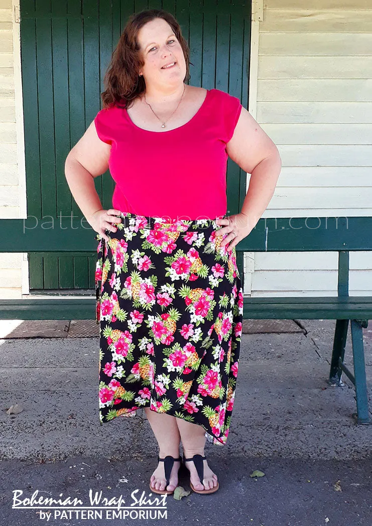 Bohemian Wrap | Skirt Sewing Pattern