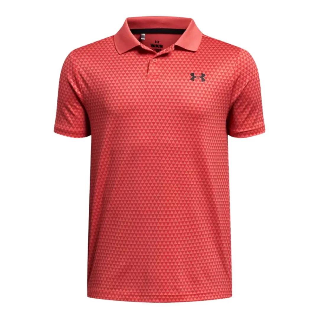 Boys' Performance Printed Polo