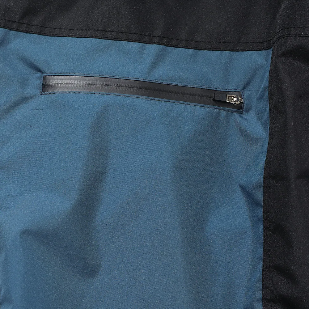 BSRBT FRONT ZP TRACK PANTS PEACOCK BLUE