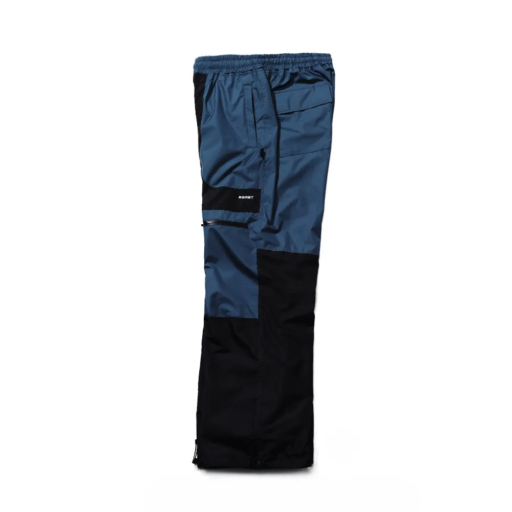 BSRBT FRONT ZP TRACK PANTS PEACOCK BLUE