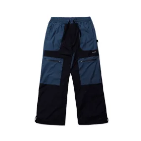 BSRBT FRONT ZP TRACK PANTS PEACOCK BLUE