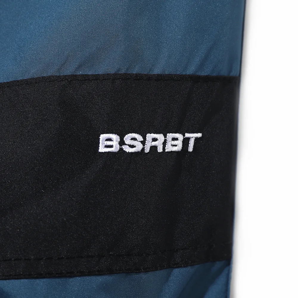 BSRBT FRONT ZP TRACK PANTS PEACOCK BLUE