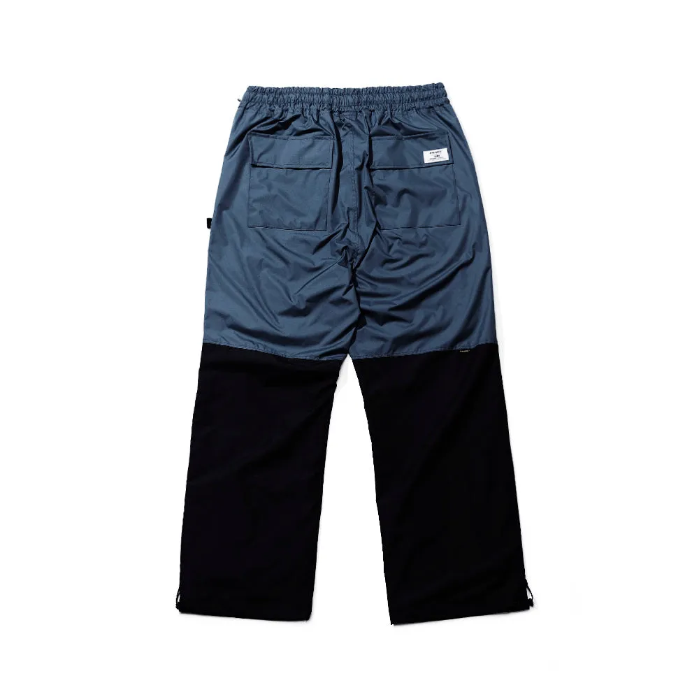 BSRBT FRONT ZP TRACK PANTS PEACOCK BLUE