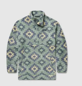 Cappadocia Printed Fleece Slate & Sage