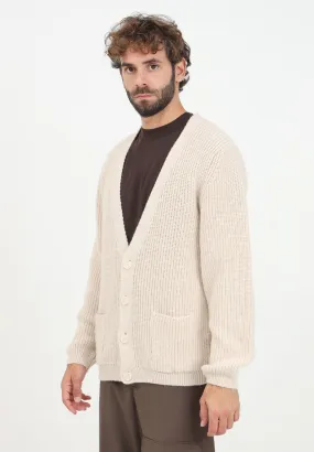 Cardigan panna da uomo