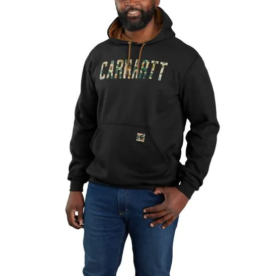 Carhartt - Loose Fit Midweight Camo Logo Graphic Sweatshirt | Black