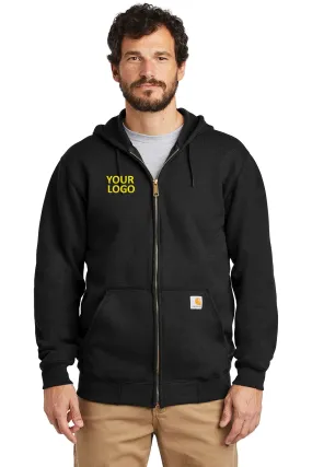 Carhartt Midweight Zip Up Hoodies, Black