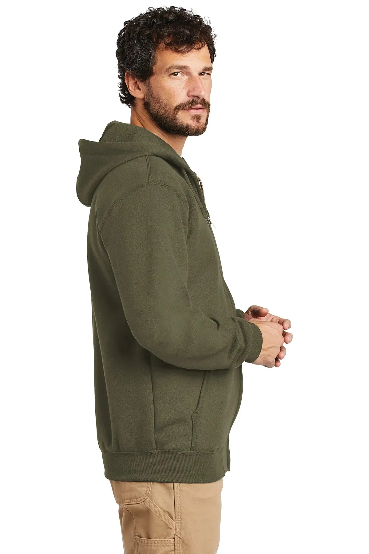 Carhartt Midweight Zip Up Hoodies, Moss