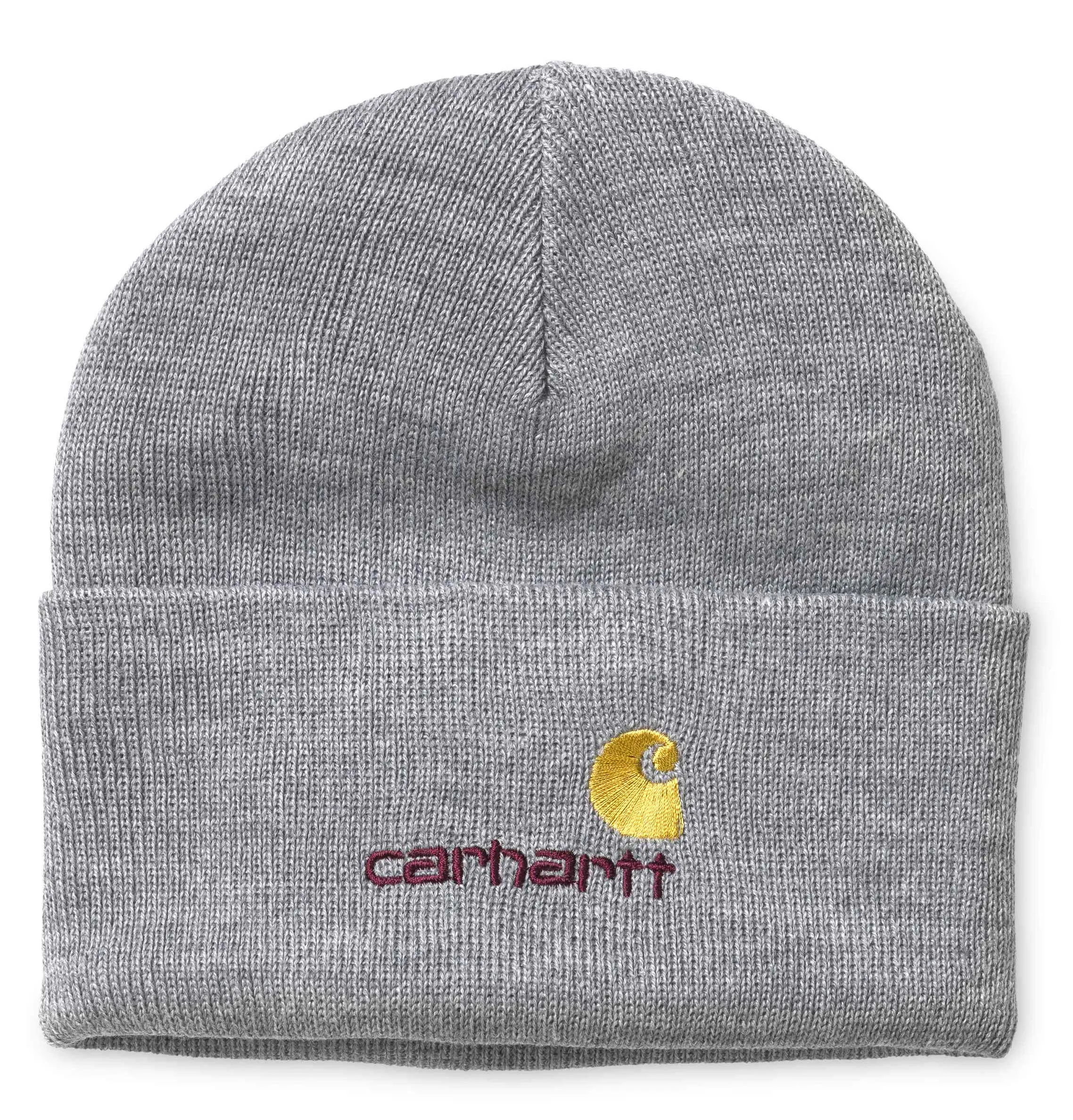 Carhartt WIP American Script Beanie – Grey Heather