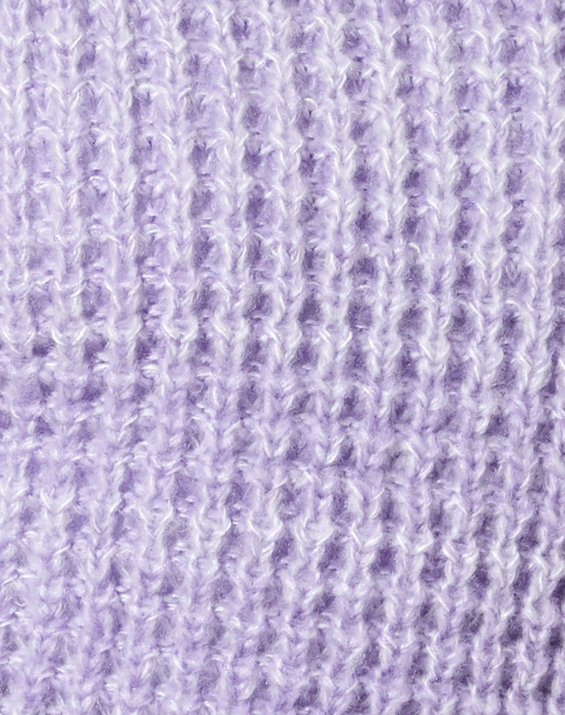 Caribou Jumper in Chunky Knit Lilac and White