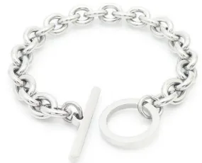 Chunky bar bracelet - silver – Tarnish Proof Jewellery