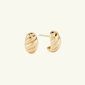 Chunky Croissant Shaped Earrings