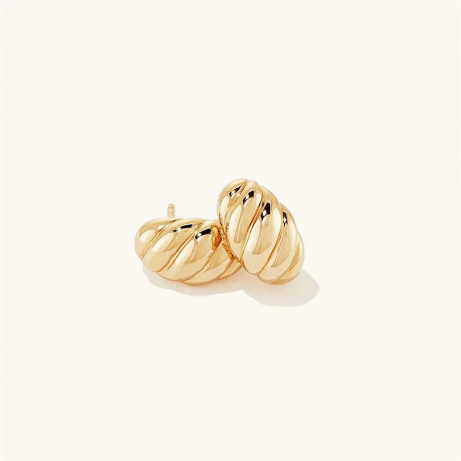 Chunky Croissant Shaped Earrings