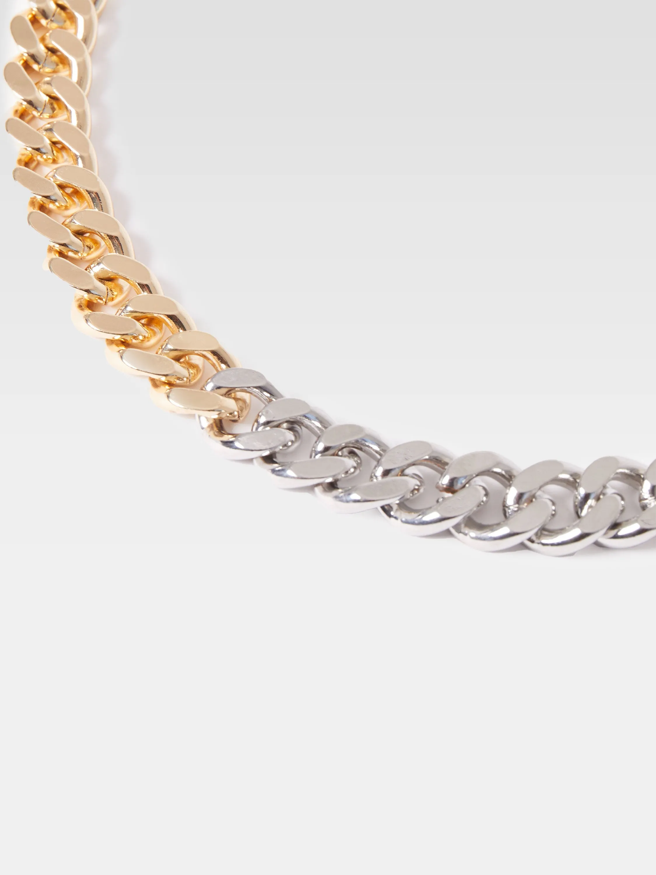 Chunky Mixed Metal Necklace