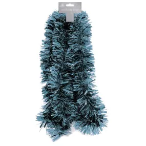 Chunky Tinsel - Pale Blue Festive Holiday Decoration Christmas Tree Decor Sparkly