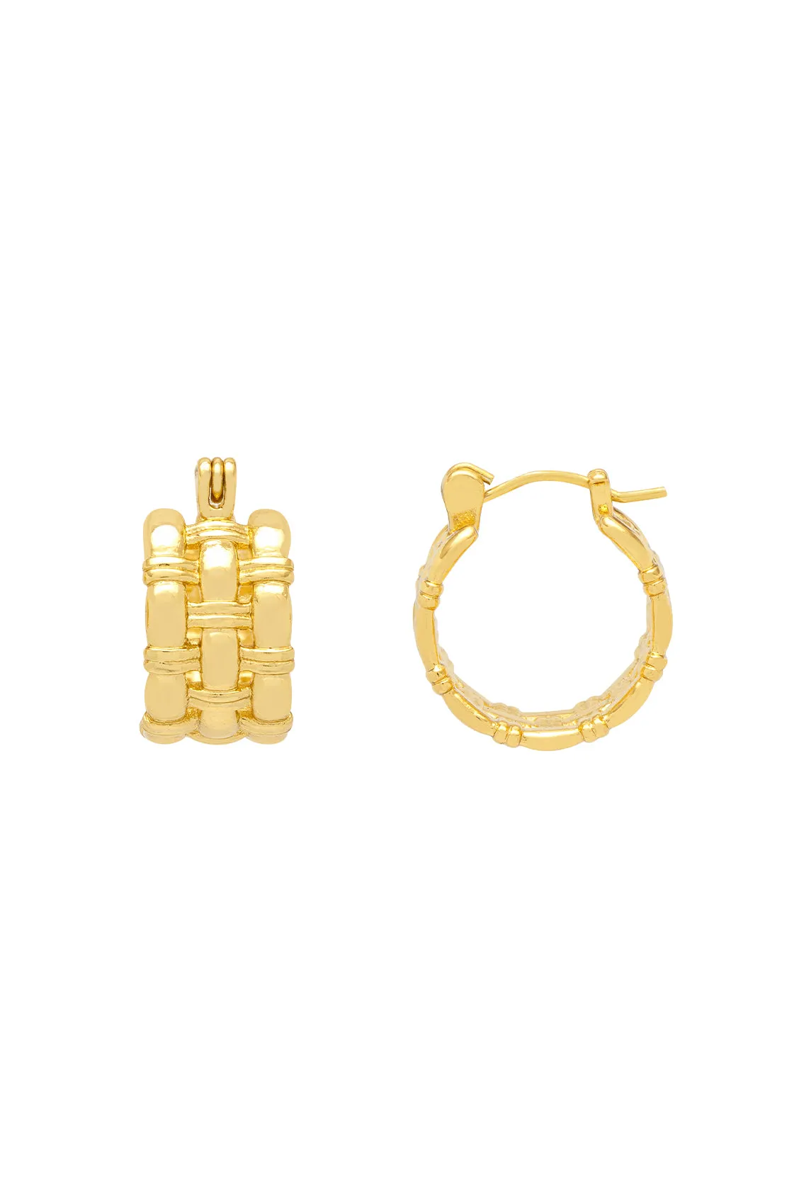 Chunky Woven Hoops