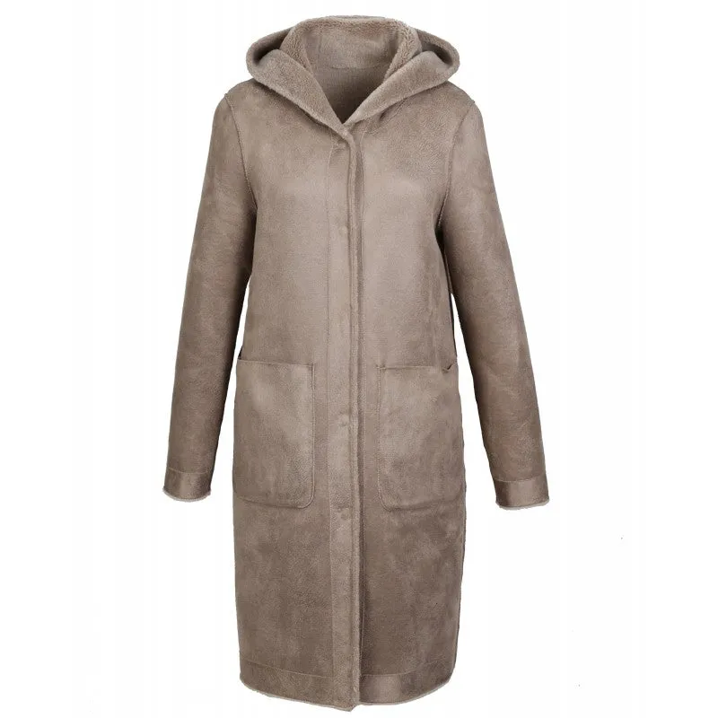 Coat Angelique 0525-Taupe