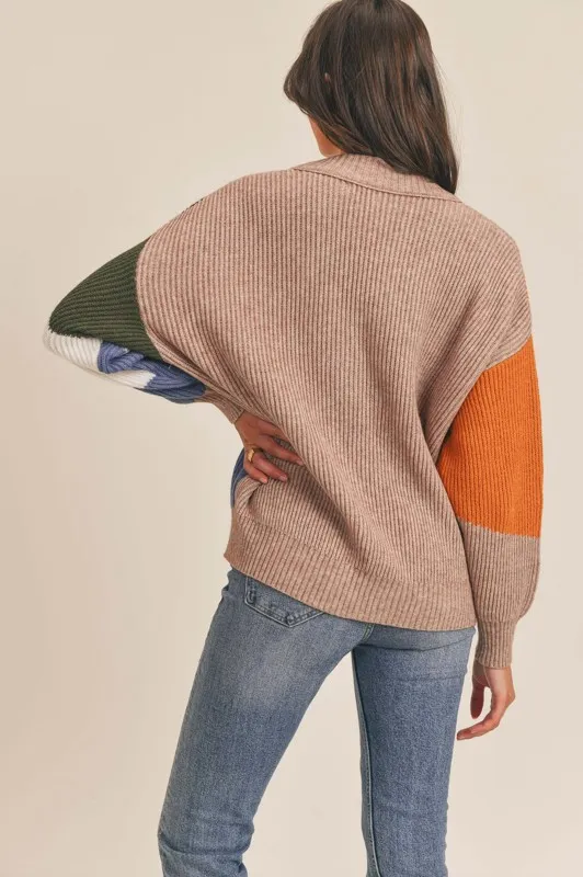 Colorblock Cardigan