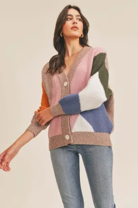 Colorblock Cardigan