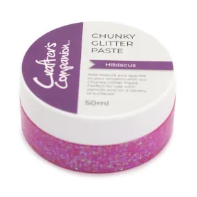 Crafter's Companion Chunky Glitter Paste Hibiscus