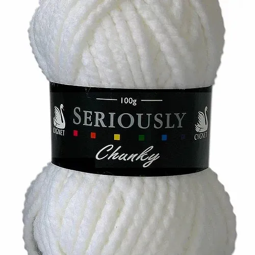 Cygnet Seriously Chunky Yarn - All Colours - Great for Rag Doll Hair